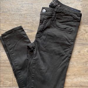 American Eagle Super Stretch Jegging 8 Dark green